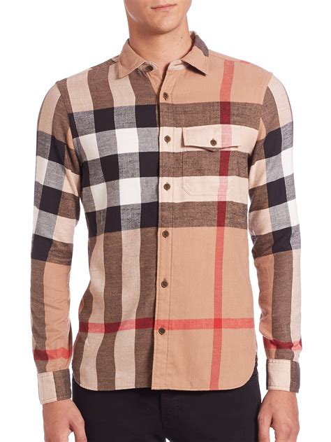 4x burberry shirt|Burberry Shirts for Men for sale .